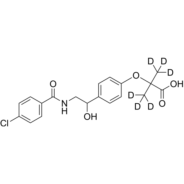 Hydroxy Bezafibrate-d6 2673270-01-2